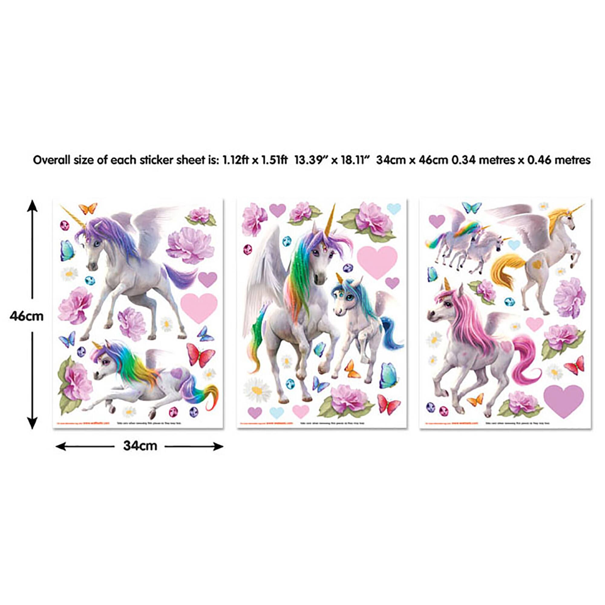 Walltastic Magical Unicorn Wall Stickers
